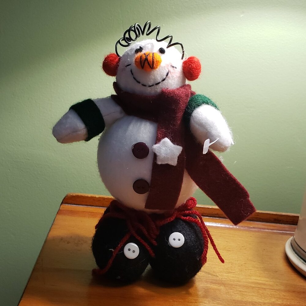 EUC felt snowman decoration